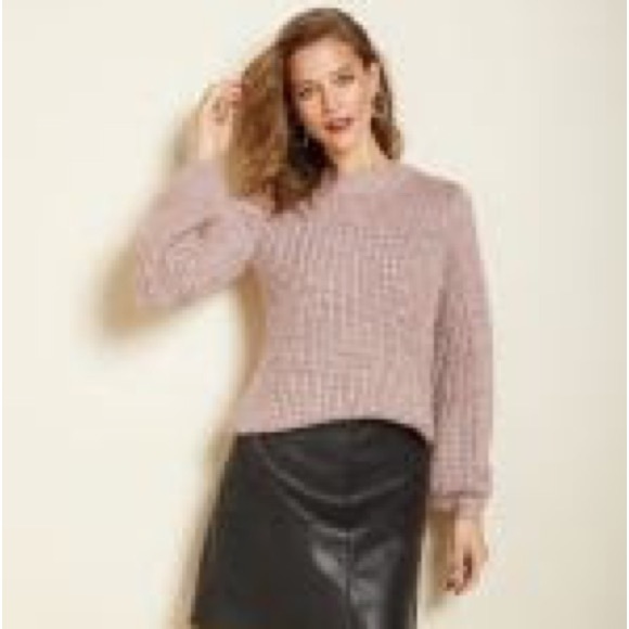 RW&CO. Sweaters - 🌼  3 for $10/ RW&CO Sparkly Puffy Sleeve Multicolour Sweater